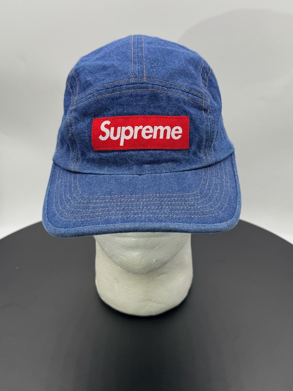 Supreme box logo denim hat